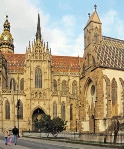 Kosice Slovakia Cathedral Paint By Number