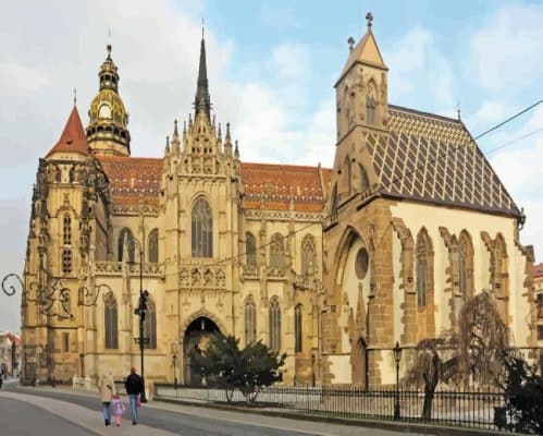 Kosice Slovakia Cathedral Paint By Number