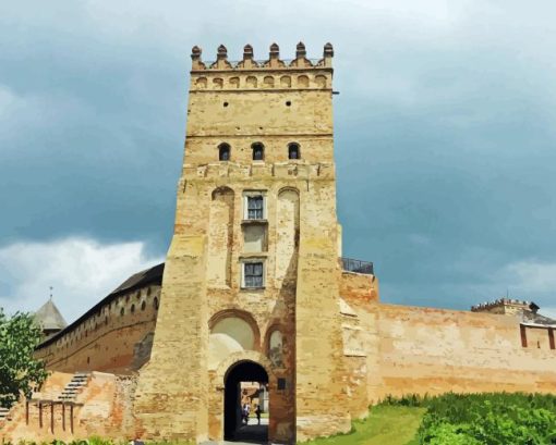 Lutsk Lubarts Castle Paint By Numbers