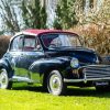 Black Morris Minor Car Paint By Number