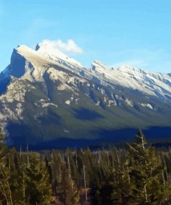 Mount Rundle Paint By Numbers