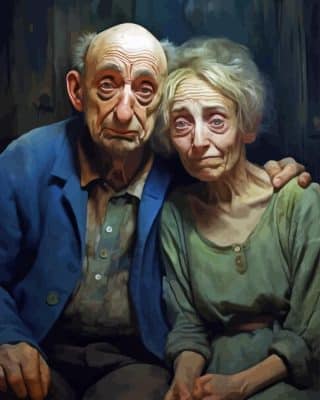 Old Couple Paint By Numbers