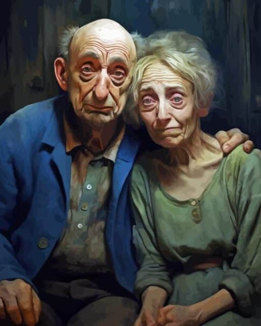 Old Couple Paint By Numbers