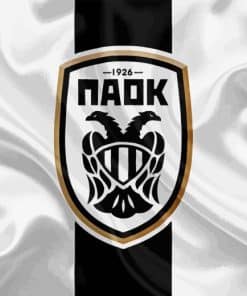 Paok Fc Logo Paint By Numbers