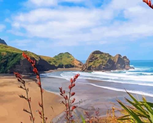 Piha Seascape Paint By Number