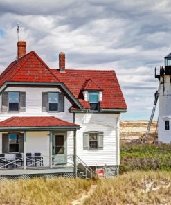 Race Point Lighthouse Paint By Numbers