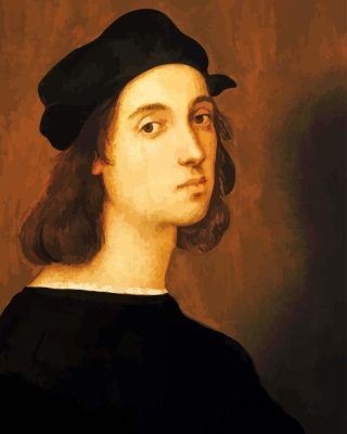 Raffaello Sanzio Self Portrait Paint By Number