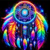 Rainbow Dream Catcher Paint By Number