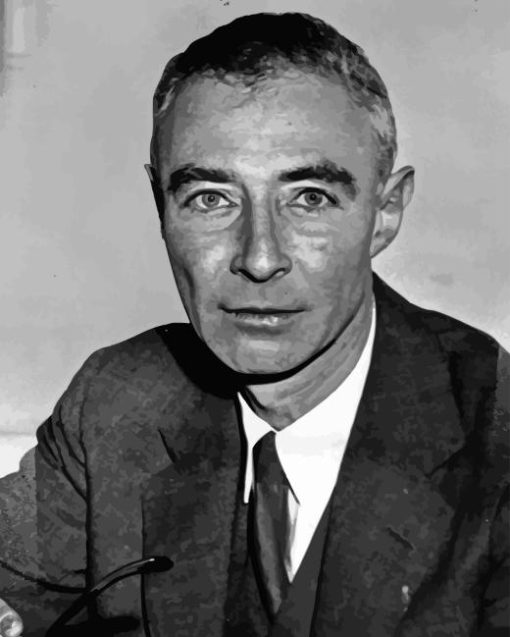 Monochrome Robert Oppenheimer Paint By Numbers