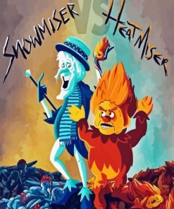 Snow Miser Poster Paint By Numbers