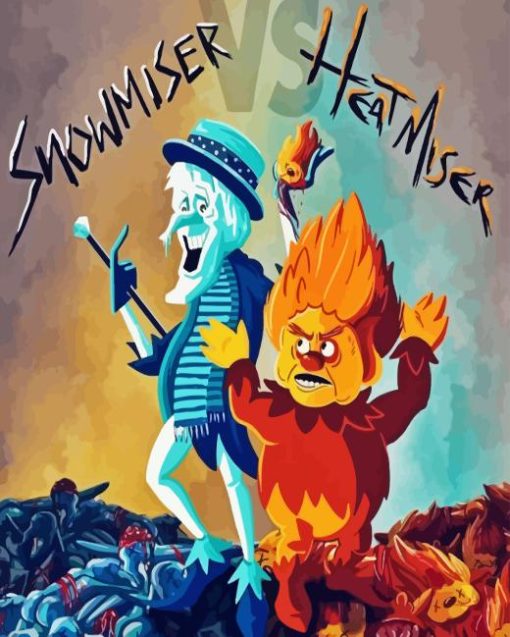 Snow Miser Poster Paint By Numbers