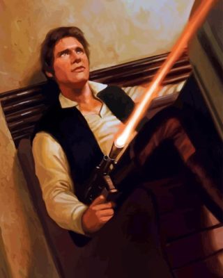 Star Wars Han Solo Paint By Numbers