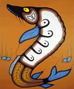 Sturgeon Fish Art Paint By Numbers