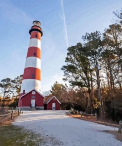 Summersville Lake Lighthouse Paint By Numbers