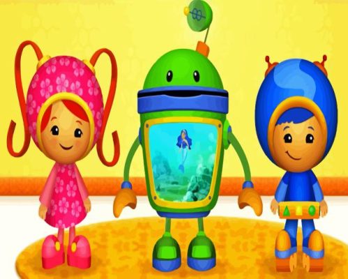 Team Umizoomi Characters Paint By Number