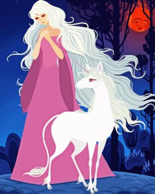 The Last Unicorn Paint By Numbers