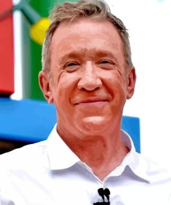 Tim Allen Actor Paint By Numbers