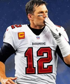 Tom Brady Player Paint By Numbers