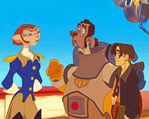 Treasure Planet Paint By Number