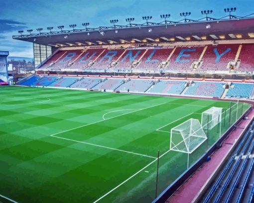 Turf Moor Stadium Paint By Number