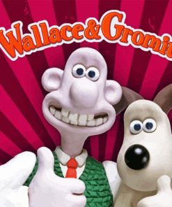 Wallace And Gromit Poster Paint By Number