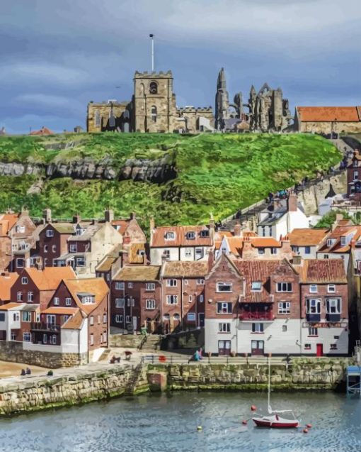 Whitby Port Paint By Numbers