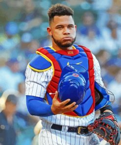 Willson Contreras Baseballer Paint By Numbers