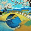 Wooden Bridge Landscape Paint By Number