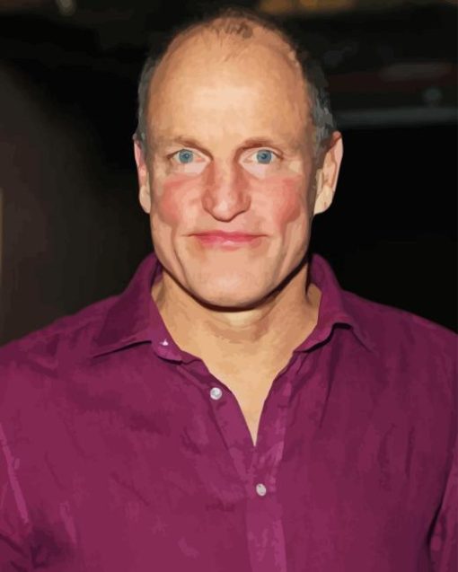 Woody Harrelson Actor Paint By Numbers