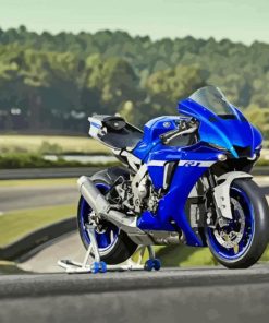 Yamaha R1 Motorcycle Paint By Number