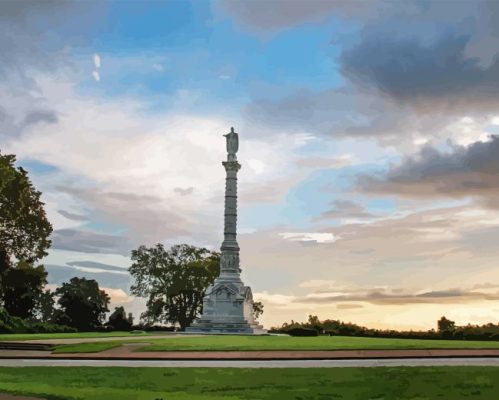 Yorktown Monument Paint By Numbers