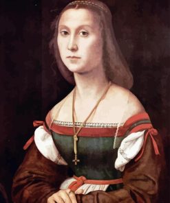 Young Woman Raffaello Sanzio Paint By Number