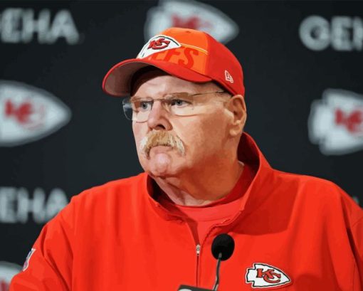 Andy Reid Coach Paint By Number