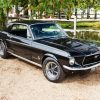 Black 1967 Ford Mustang Paint By Numbers