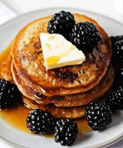 Blackberries Pancake Paint By Number