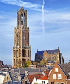 Dom Tower In Utrecht Paint By Numbers