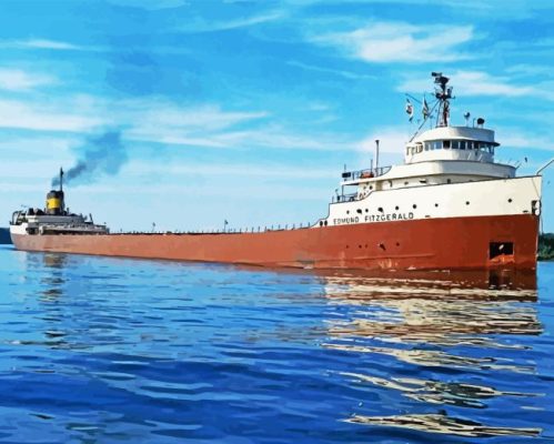 Edmund Fitzgerald Paint By Numbers