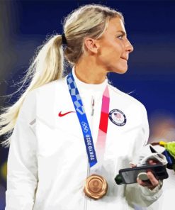 Footballer Julie Ertz Paint By Number