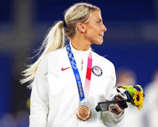 Footballer Julie Ertz Paint By Number