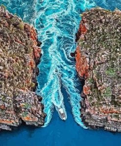 Western Australia Horizontal Falls Paint By Numbers