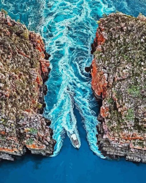 Western Australia Horizontal Falls Paint By Numbers