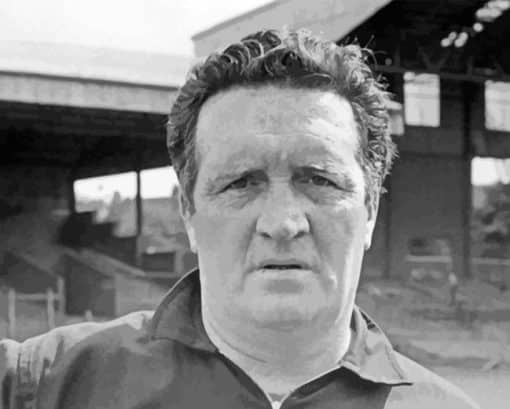 Black And White Jock Stein Paint By Numbers