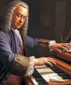 Johann Bach Pianist Paint By Number