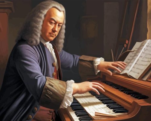 Johann Bach Pianist Paint By Number