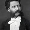 Black And White Johann Strauss Paint By Number