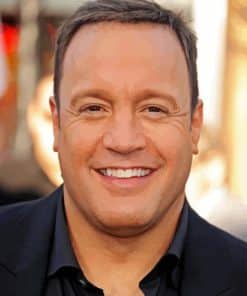 Kevin James Smiling Paint By Number