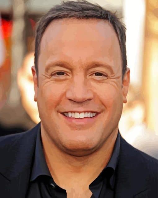 Kevin James Smiling Paint By Number