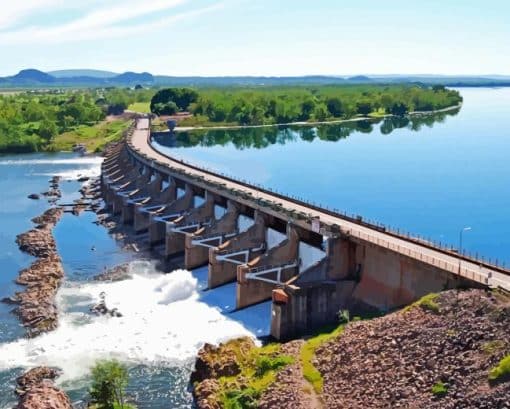 Kununurra Bridge Paint By Number