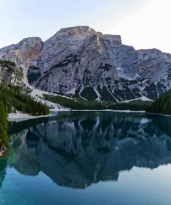 Lake Braies Paint By Number