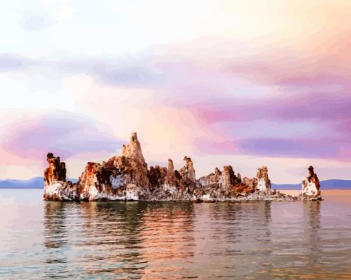 Mono Lake Paint By Number